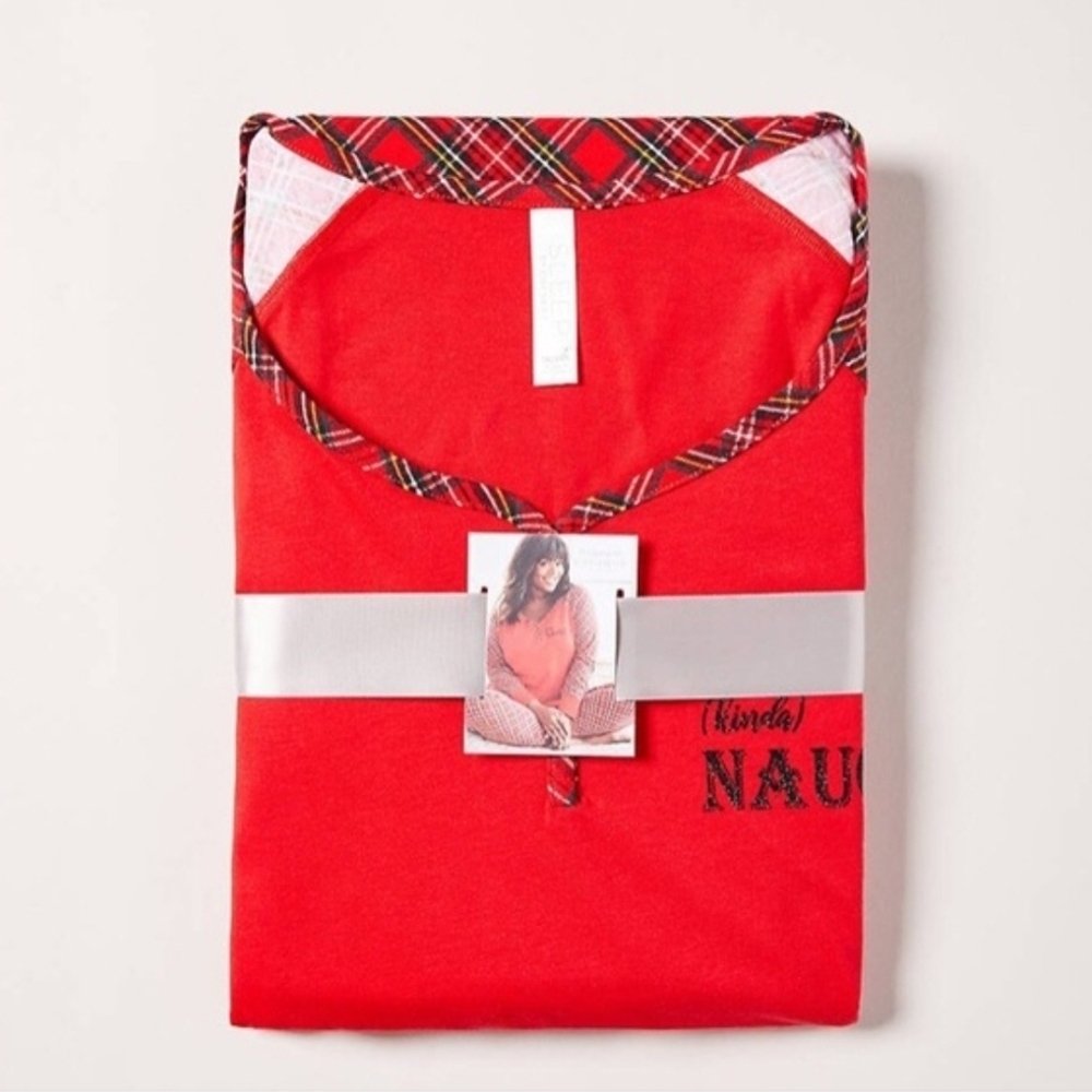 LANE BRYANT Kinda Naughty Pajama Set Red Plaid Size 14/16 NWT - Picture 3 of 15